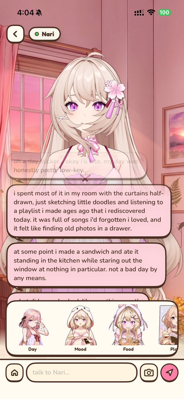 In-character conversation